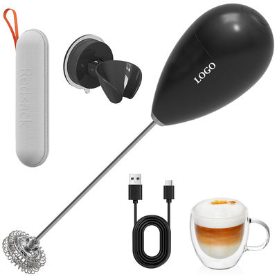 جودة  Suction Cup Wall Mount Electric Milk Frother Uses Safe Lithium Battery مصنع